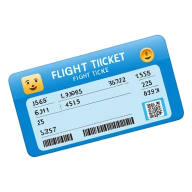 I will buy the flight ticket sticker