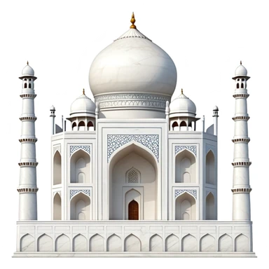 Taj Mahal monument from India sticker