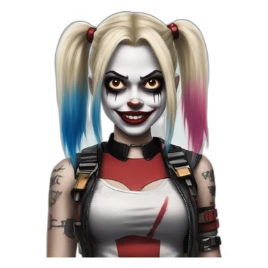 harley quinn in suicide squad sticker