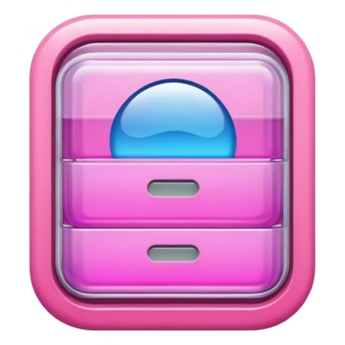 pink photo storage sticker