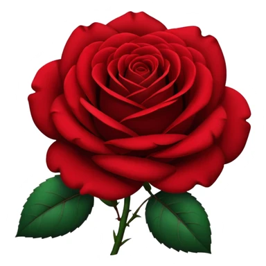 black rose, without green leaves, just flower sticker