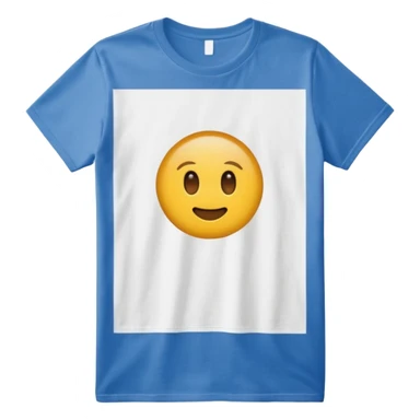 Genera un emoji de una camiseta lisa para promoción de emprendimiento sticker