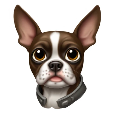 brown boston terrier world war 2 fighter pilot sticker