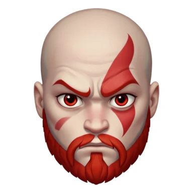Young kratos sticker