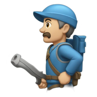 Un homme faisant du tir à l’arc sticker