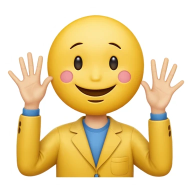 смайлик разводящий руками в растерянности sticker