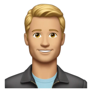 ryan goseling barbie sticker