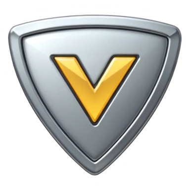 V badge  sticker