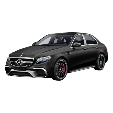 Mercedes Benz E 63 S 2017-2023 edition Black Matte sticker
