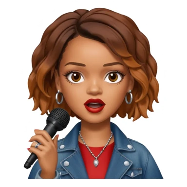 Rihanna singing sticker