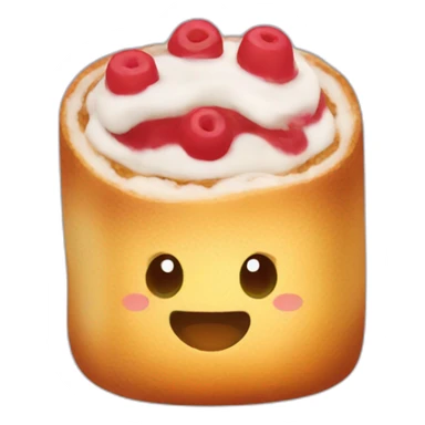 Cutest cinamon roll  sticker