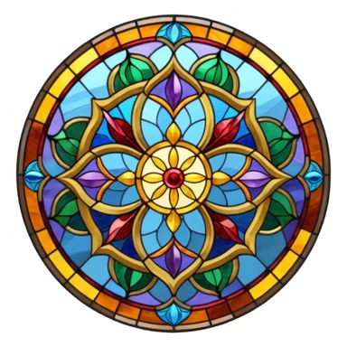 stained glasses  sticker