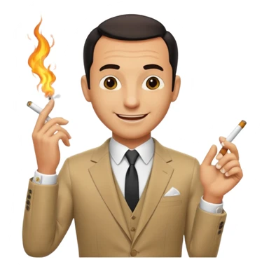 l'agent OSS 117 qui rigole. sticker