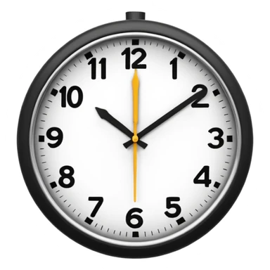 school clock sticker