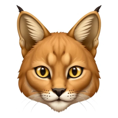 un Lynx Caracal Réaliste assis sticker