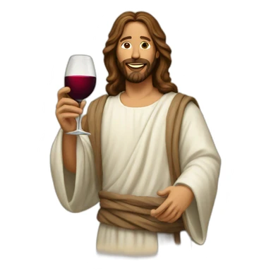 Jesus-wine sticker