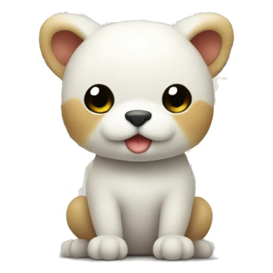 cute animal holding currency ₩ sign sticker