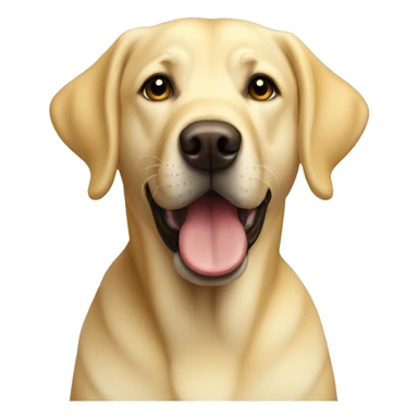 Yellow lab sticker
