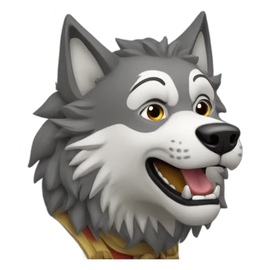 LOBO SORPRENDIDO sticker