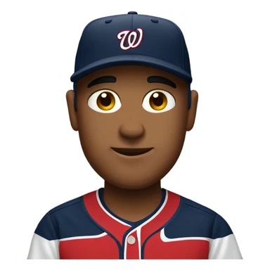 Add a Washington Nationals hat sticker