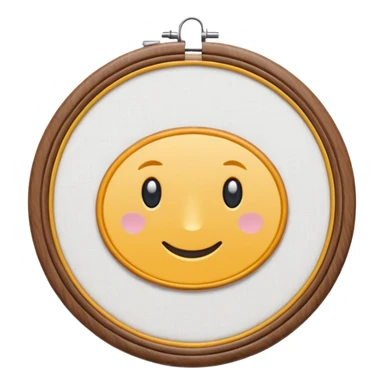 embroidery hoop sticker