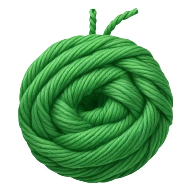 green ball of yarn sticker