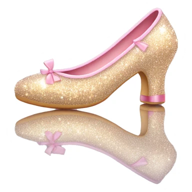 Sparkly ballerina shoes  sticker