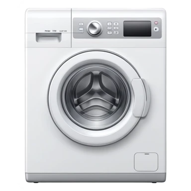 A washmashine emoji apple style sticker