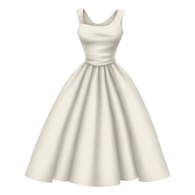 drawing of a dress on a paper sticker