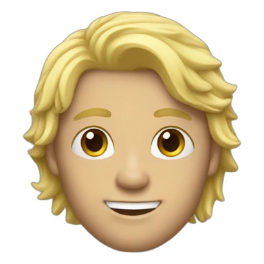 Joueur de foot blond sticker