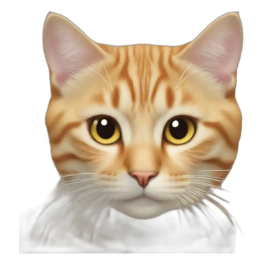 Telephoto picture of cat sticker