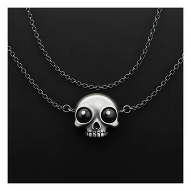 goth chain, cute, expressive, minimal sticker