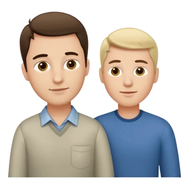 man helping another to get up sticker