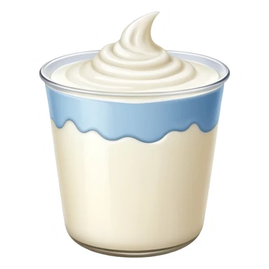 cup of yogurt sticker