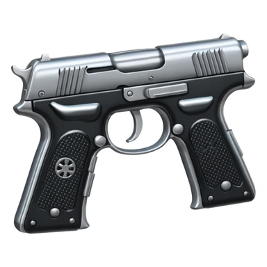 Double pistols crossed sticker