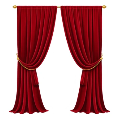 backdrop curtain sticker