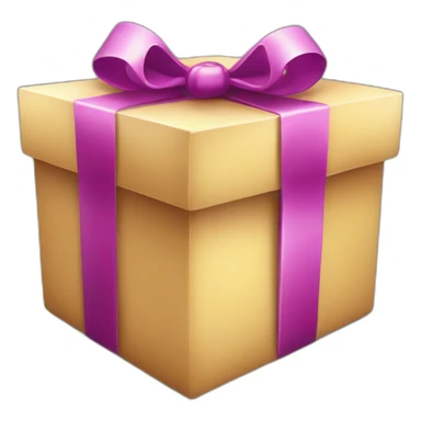 gift box realistic smooth rounded corners sticker