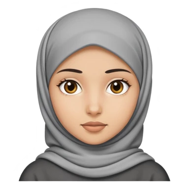 Girl prisoner in a hijab sticker