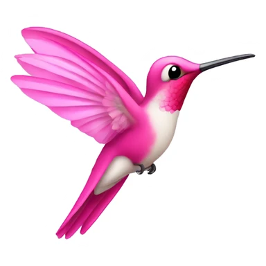 pink hummingbird sticker