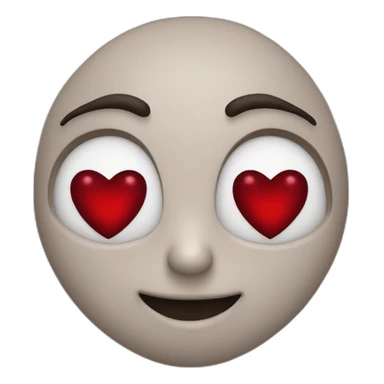 dark burbon red heart sticker