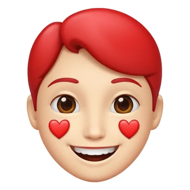 Heart smiling love sticker