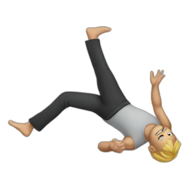 man backflip sticker