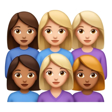 group of women sticker
