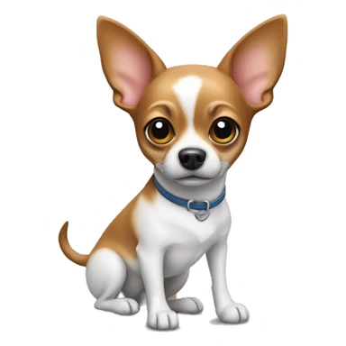 Chihuahua jack russel dog  sticker