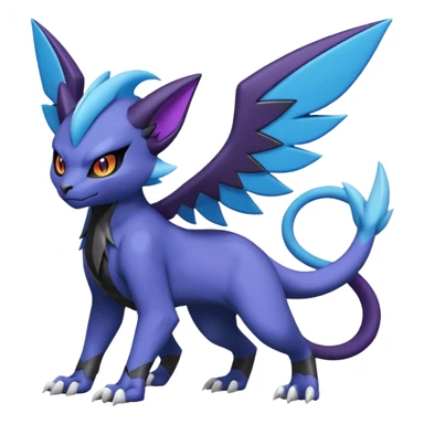 Luxray-Absol-Noivern-Dewott-fusion sticker