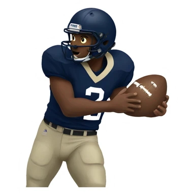 Navy football sticker