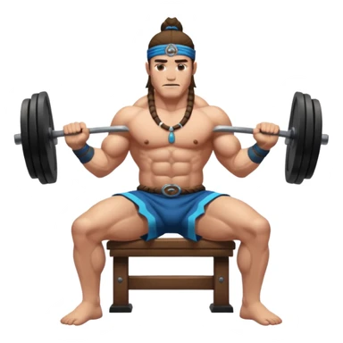 shaman bench press sticker