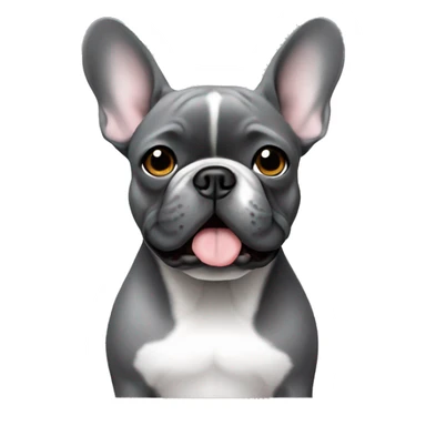 French bulldog grey sticker