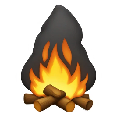  bonfire with camp sticker