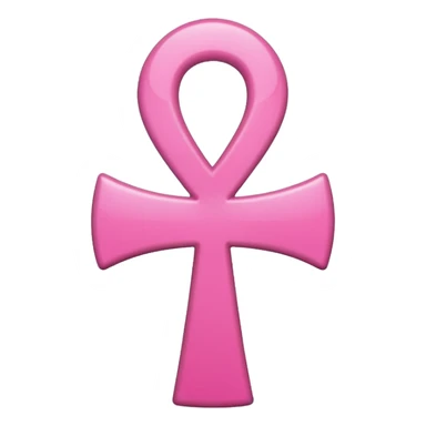 pink anhk emoji sticker